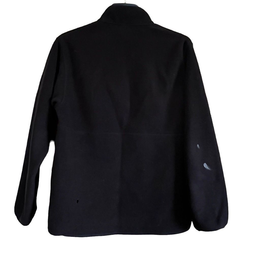 Patagonia Men's Synchilla Marsupial Pullover 1/2 Zip Black Fleece Sweater M - Picture 8 of 15